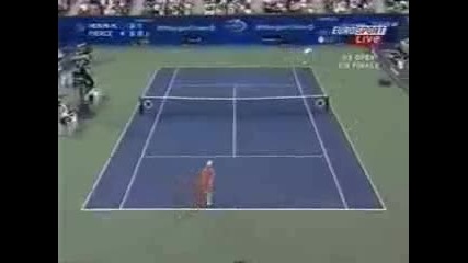 Justine Henin vs Mary Pierce. Us Open 2005