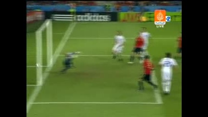 Euro 2008 - Гърция - Испания 1:2 Голът На Ангелос Харистеас *HQ*