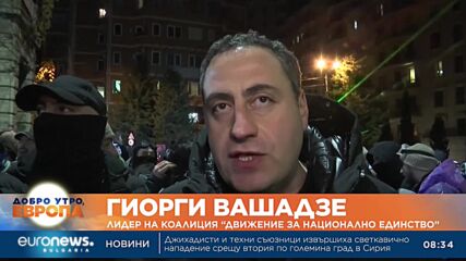 Втора поредна нощ на сблъсъци и насилие пред грузинския парламент