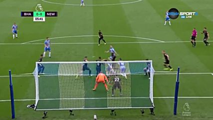 Брайтън и Хоув Албиън - Нюкасъл Юнайтед 0:0 /първо полувреме/