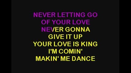 Sade Your Love Is King - Karaoke
