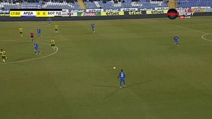 Арда - Ботев Пд 0:0 /първо полувреме/