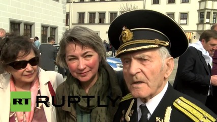 Germany: Red Army, US veterans meet in Torgau on Elbe Day