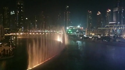 шоу от светлина и звуци от фонтаните в Дубай