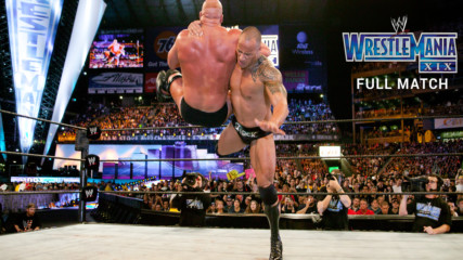 "Stone Cold" Steve Austin vs. The Rock: WrestleMania XIX (Full match - WWE Network Exclusive)