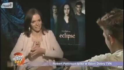 Robert Pattinson Interview with Polish Tv 