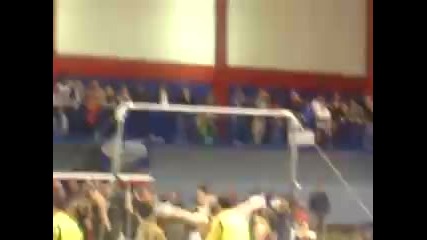 crash on high bar