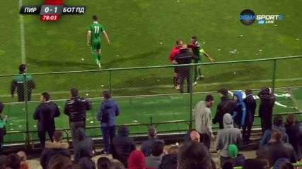 Напрежение край тъчлинията на Пирин - Ботев