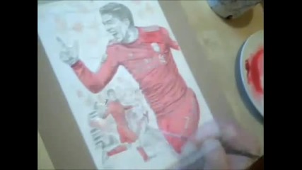 Рисуване на Luis Suarez 