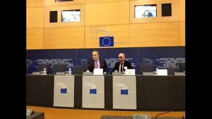 Мишо Шамара В Европарламента В Страсбург