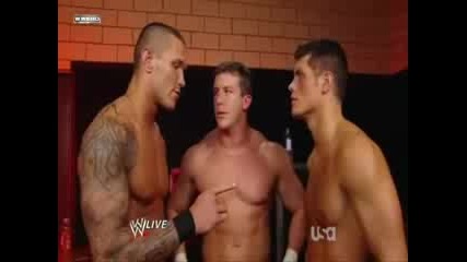 Wwe 12.01.09 Randy, Ted & Cody [backstage]