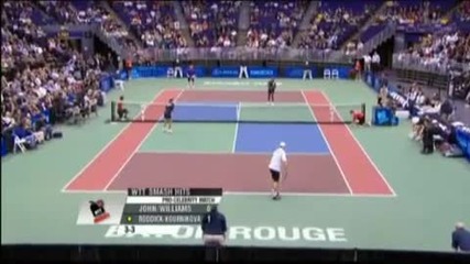 Roddick/kournikova vs Serena/elton Wtt 2009 1/3 