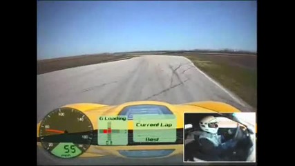 Hennessey Corvette Zr - 1 Attacks The Track 
