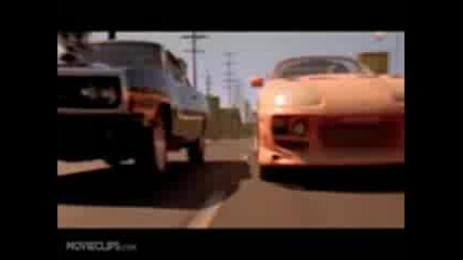 The Fast and the Furious (10 10) Movie Clip - Brian Races Dominic (2001) Hd