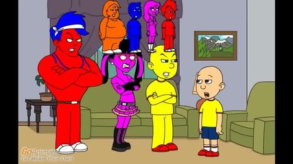 caillou misbehaves @ his Babysitters-grounded