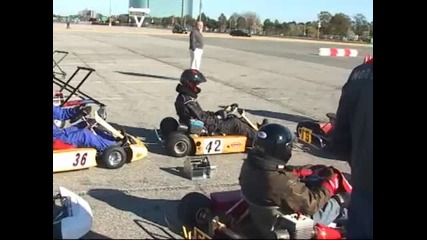 My Super Fast Yamaha 100 cc Go - kart Too Much Fun Burning Rubber