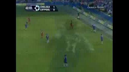 Chelsea Vs. Liverpool Drogba Gool