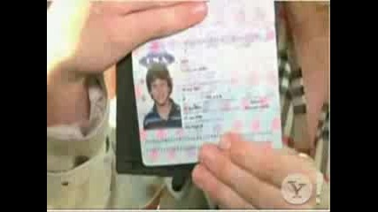 Nick Jonas Passport.
