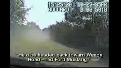 chases red mustang