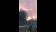 Голям пожар гори във Видинско