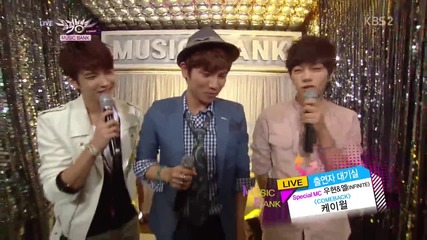 (hd) K. Will - Back Stage ~ Music Bank (05.04.2013)