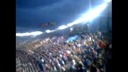 Фенове на Левски на Kamp Nou