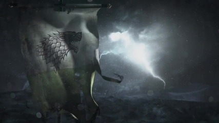 Игра на тронове : Старк боен флаг # Game of Thrones Season 6 Stark Battle Banner Tease (hbo)