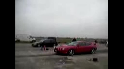celica Gt4 St205 vs Honda Civic