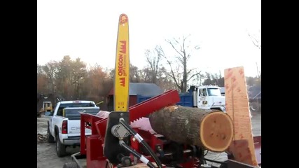 Машина за рязане и цепене на дърва