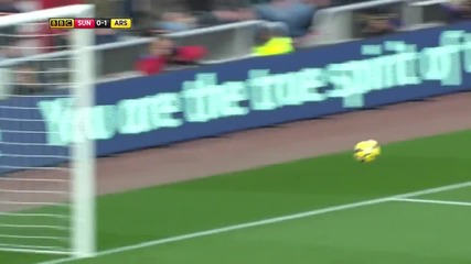 Съндърланд - Арсенал 0:2