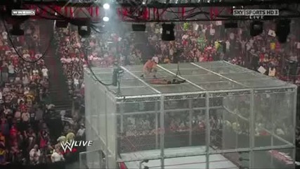 Wwe Raw - John Cena vs Randy Orton - Gauntlet Match Hell in a Cell. 