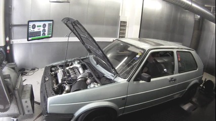 Vw Golf 2 1,8l 16v turbo с 1013 к.с/891 Nm - Nissan Killer