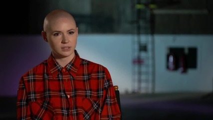 Звездата Карън Гилан в интервю за филма си Пазители на Галактиката (2014)