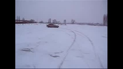 Ford Sierra 2.0 - Въртене На Снега