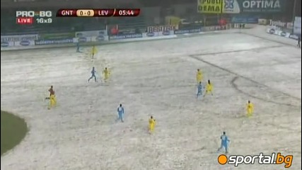 1.12.2010 Гент - Левски 1 : 0 Мач от Групите на Лига Европа 