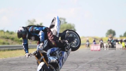 Longest Stoppie at Stunt Games Round 1 in Bordeaux, France