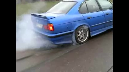 Bmw 535i Burnout