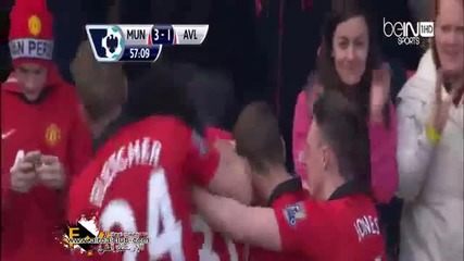 Mанчестър Юнайтед 4-1 Астън Вила 29.03.14