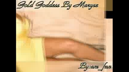 The New Photoshoot Of Maryse - Gold Goddess
