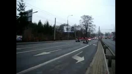 Santa Claus Motorcycle Parade 2009 Part 1 