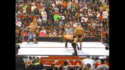 Triple H And Cena Vs Jbl And Randy Orton P