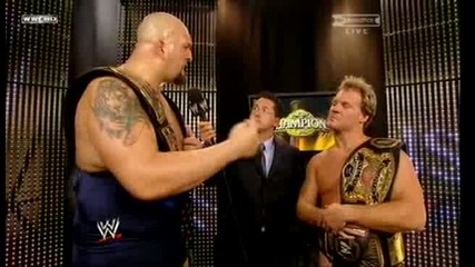 Night Of Champions Chris Jericho & Big Show дават интервю [backstage]