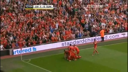 2011-08-13 Liverpool vs Sunderland 1-0 Suarez (12) Epl
