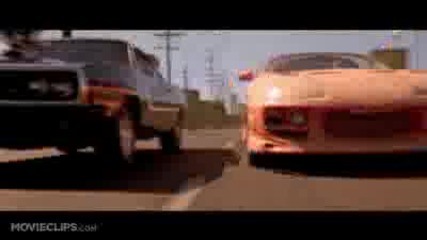 The Fast and the Furious - Brian Races Dominic (2001) Hd