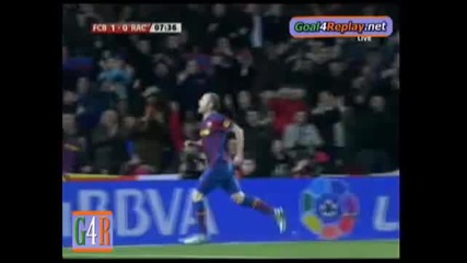 Barcelona - Racing Santander 1 - 0 (3 - 0, 20 2 2010) 
