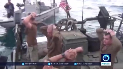 Тв Иран - американски военни на колене !