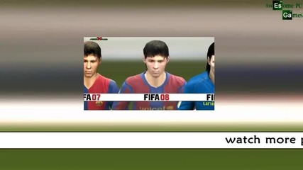 Drogba from Fifa 04 to 13