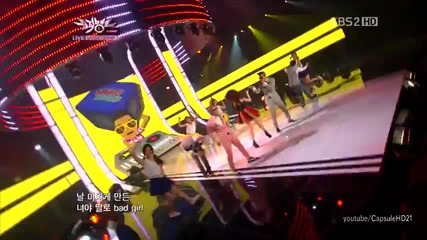 Mighty Mouth feat. Soya - Bad boy @ Music Bank (18.05.2012)