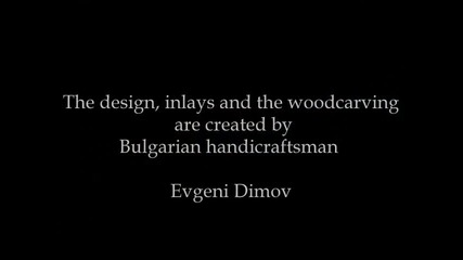 Дърворезба върху ловен приклад в стил Ар Нуво (art Nouveau)