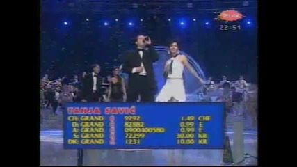 Tanja Savic i Nemanja Nikolic - Lopov (Live) Finale Zvezde Granda 2004